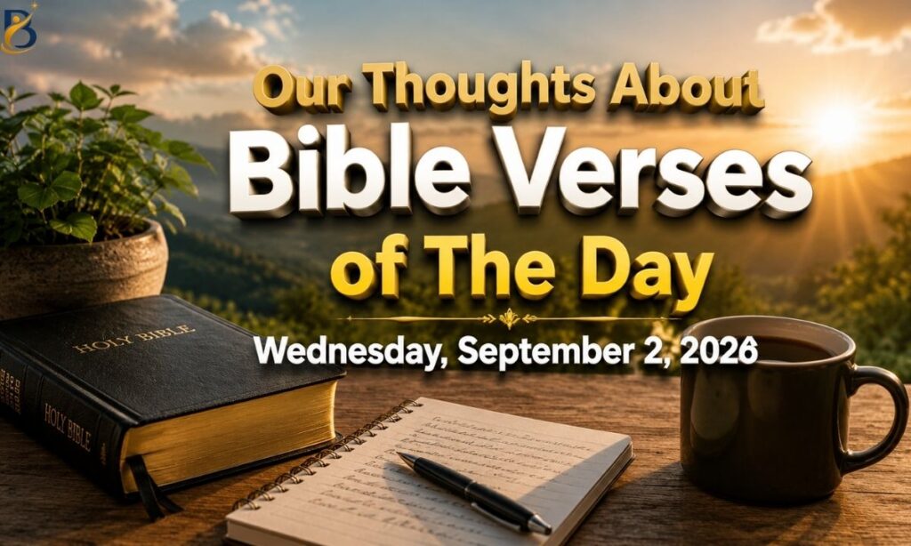 Bible Verses of The Day Wednesday September 2 2026 