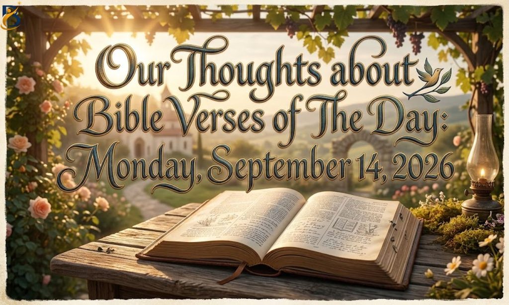 Bible Verses of The Day Monday September 14 2026