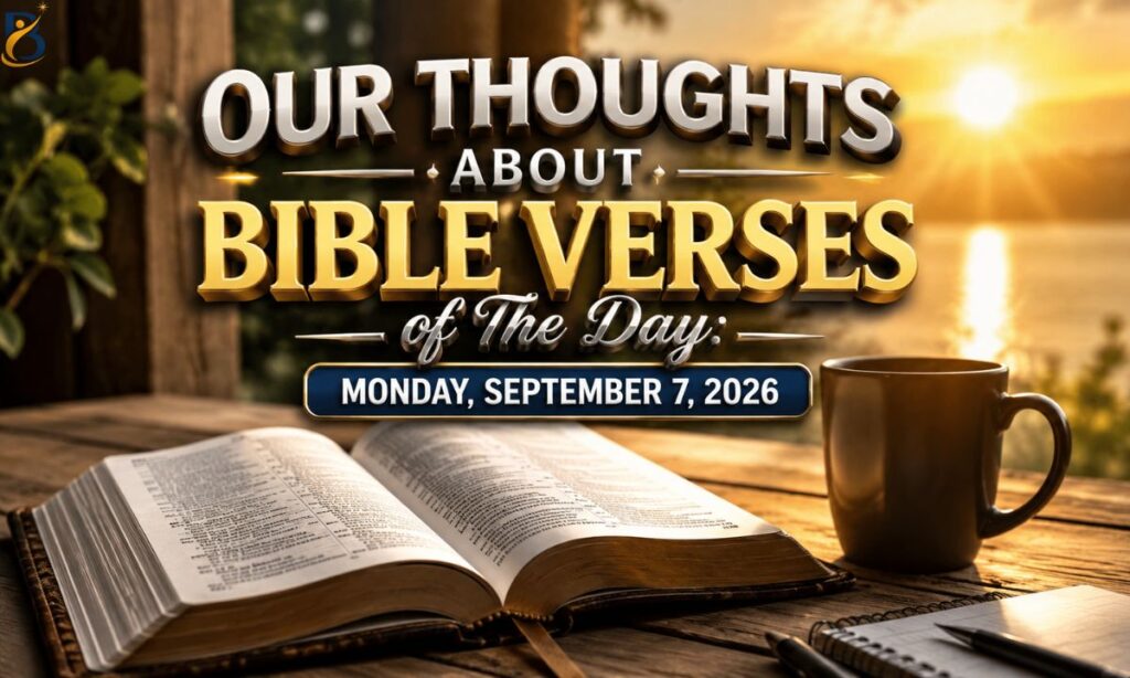 Bible Verses of The Day Monday September 7 2026 