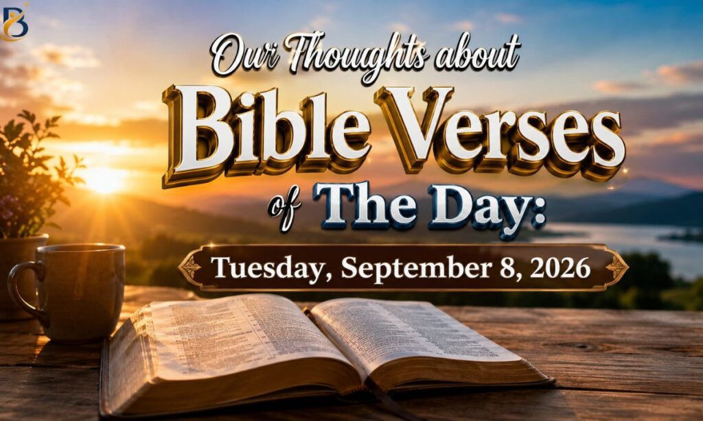 Bible Verses of The Day Tuesday September 8 2026