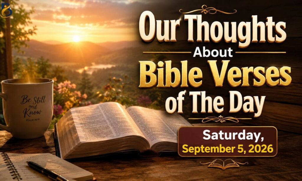 Bible Verses of The Day Saturday September 5 2026 