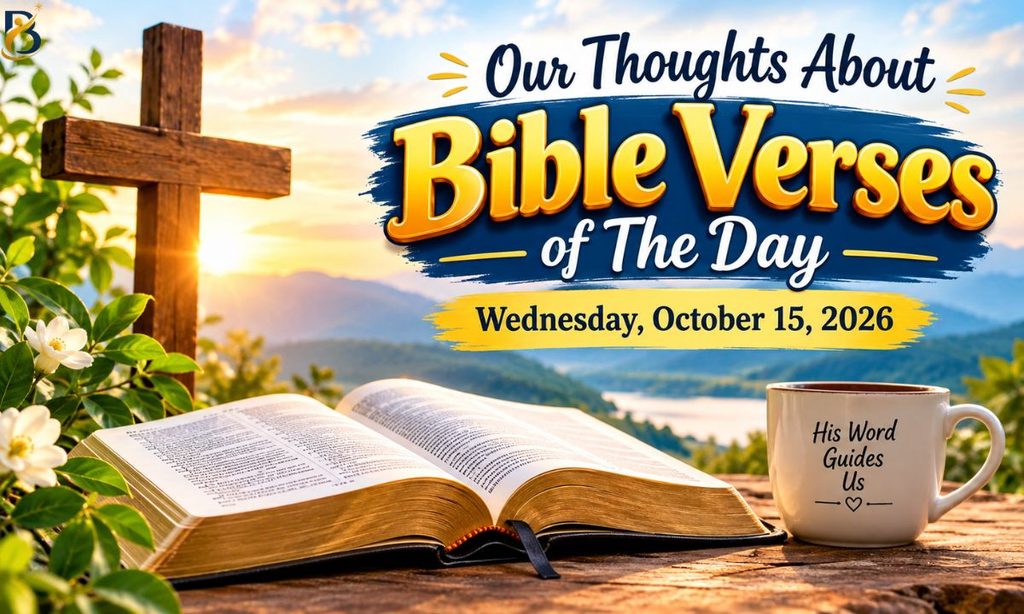 Our Thoughts About Bible Verses of The Day Wednesday, October 15, 2026