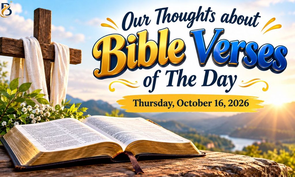 Our Thoughts about Bible Verses of The Day: Thursday, October 16, 2026