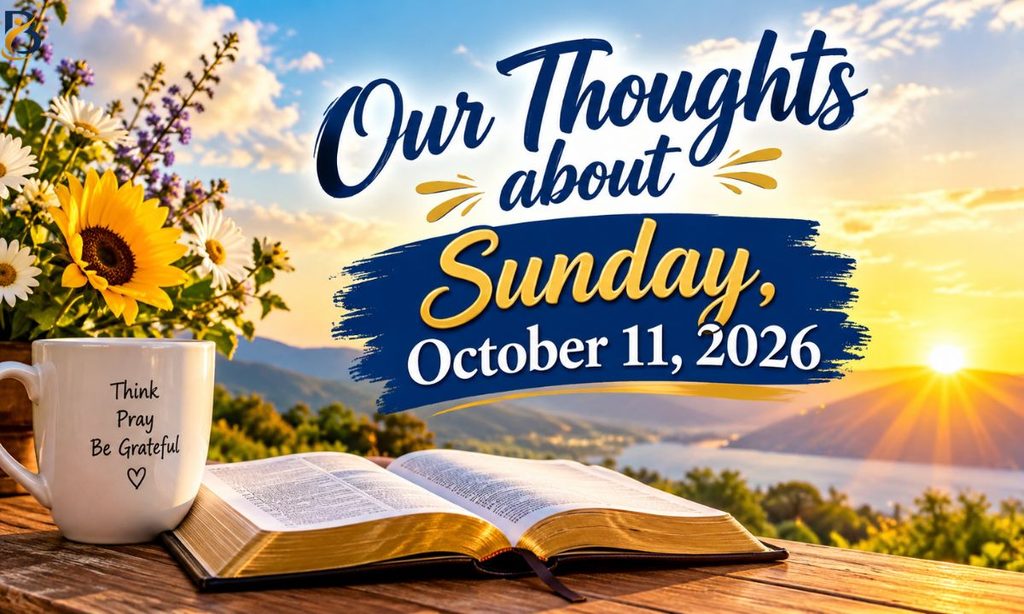 Our Thoughts about Sunday October 11 2026