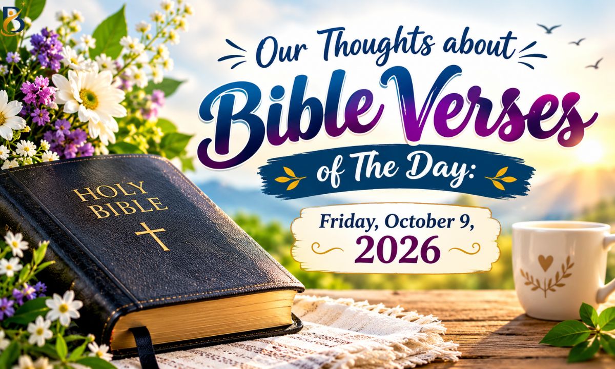 Our Thoughts about Bible Verses of The Day: Friday, October 9, 2026