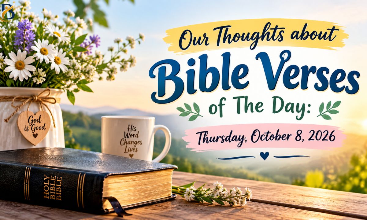 Our Thoughts about Bible Verses of The Day: Thursday, October 8, 2026