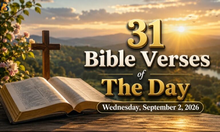 Bible Verses of The Day Wednesday September 2 2026