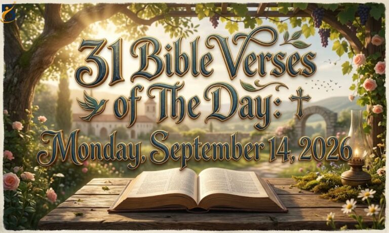 Bible Verses of The Day Monday September 14 2026