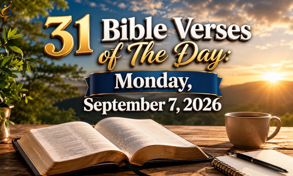 Bible Verses of The Day Monday September 7 2026