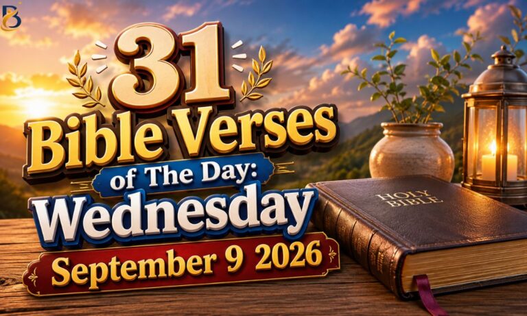 Bible Verses of The Day Wednesday September 9 2026