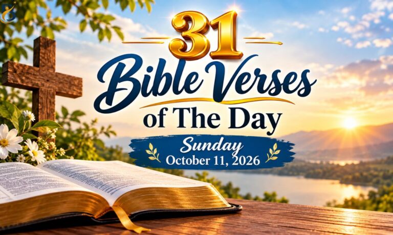 31 Bible Verses of The Day Sunday October 11 2026