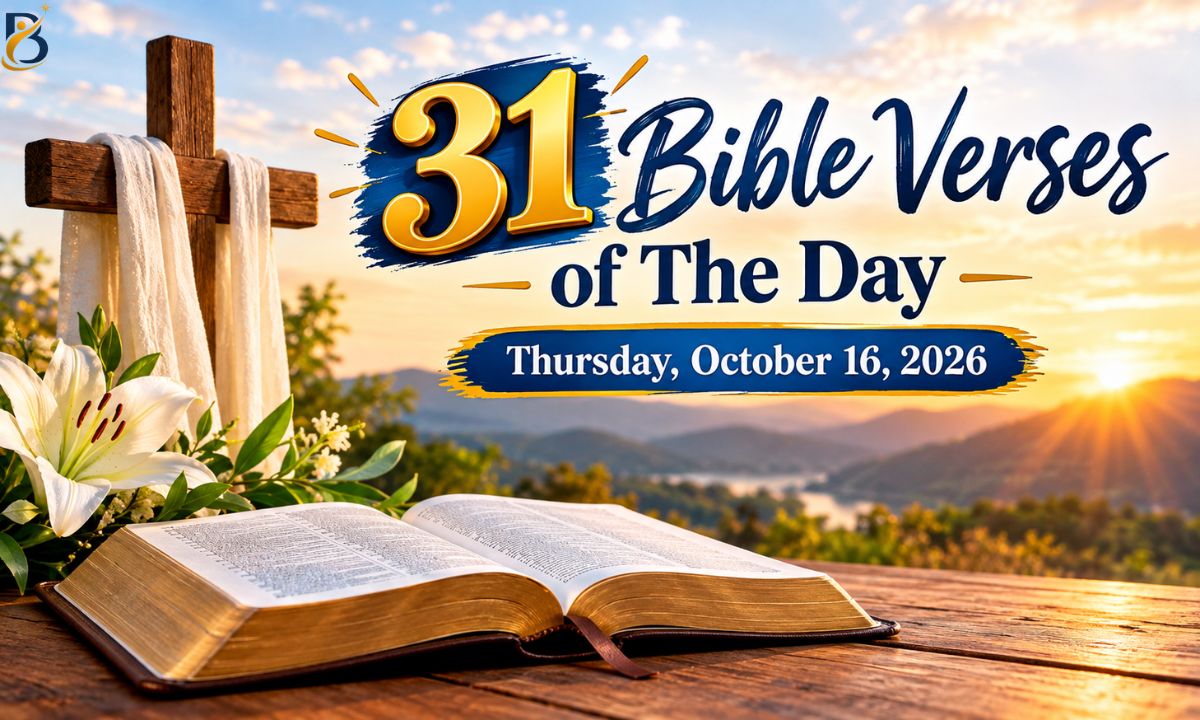 31 Bible Verses of The Day Thursday, October 16, 2026