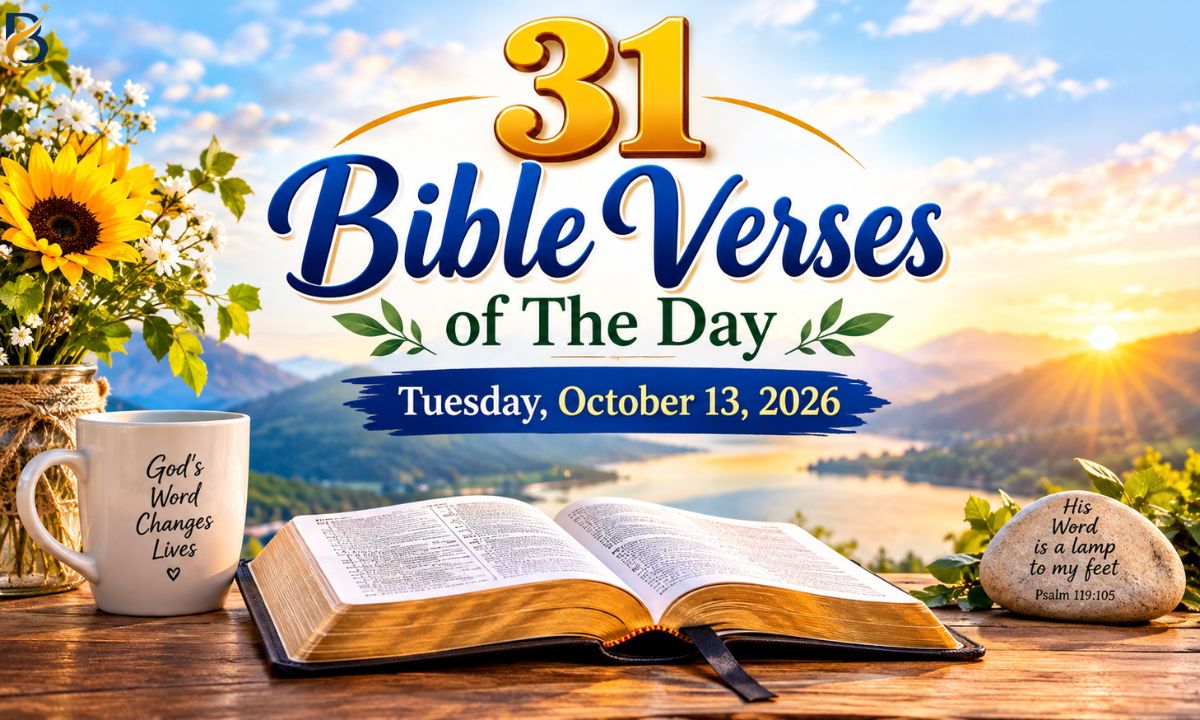 31 Bible Verses of The Day Tuesday, October 13, 2026