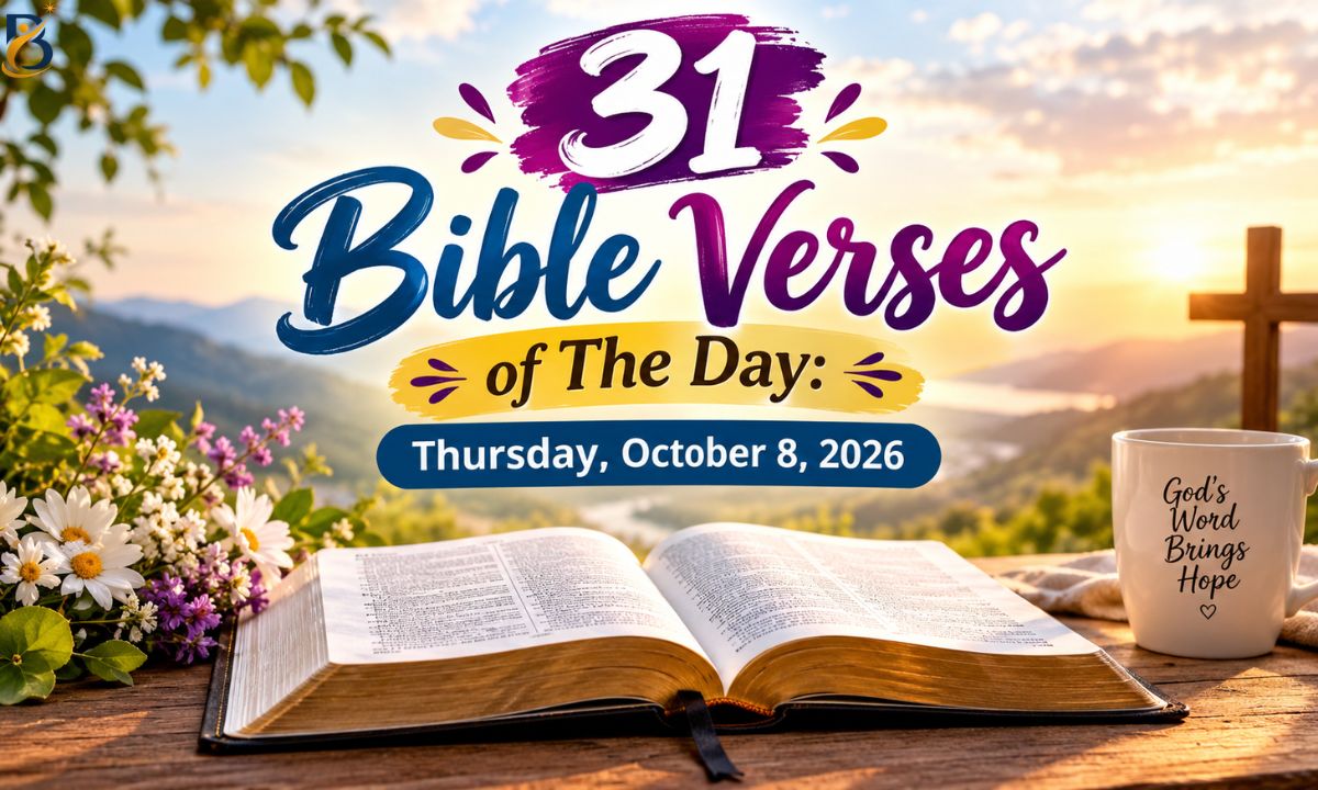 Bible Verses of The Day Thursday, October 8, 2026