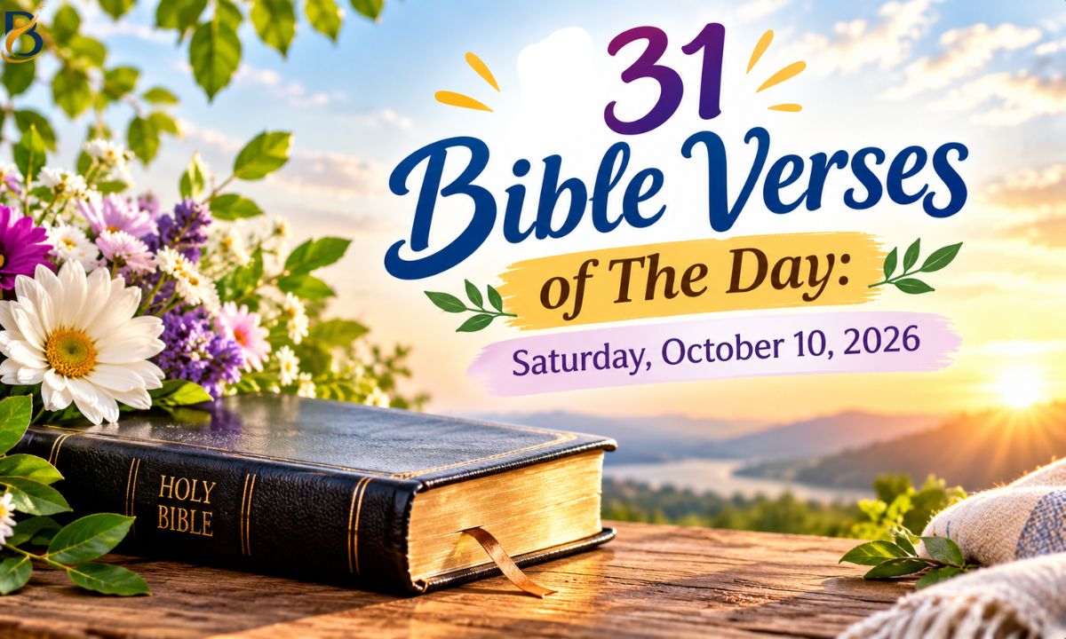 31 Bible Verses of The Day: Saturday, October 10, 2026